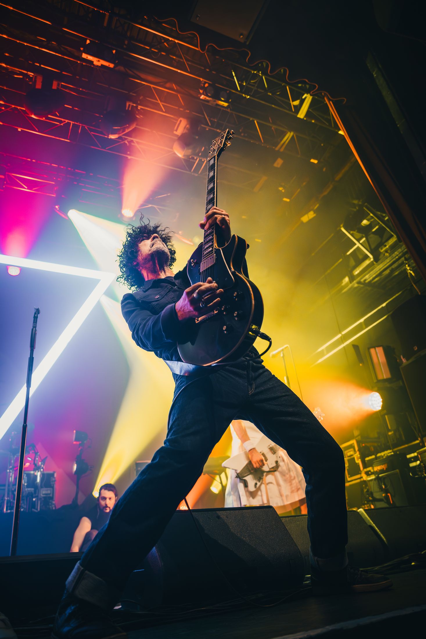 Concert de Cachemire, groupe de rock, scène et jeux de lumière — Seb K Photography